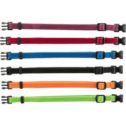Trixie farebný nastaviteľný obojok pre šteniatko S-M 17-25cm