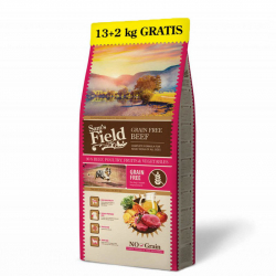 Sams Field grain free Adult Beef ( angus ) 13 + 2 kg GRATIS