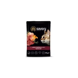 Savory Cat Pouch Kitten Lamb&Pumpkin 85 g