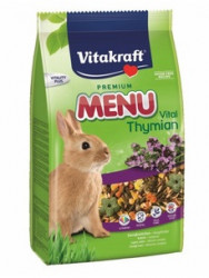 Vitakraft Menu Vital s tyminom  pre krliky -  1kg