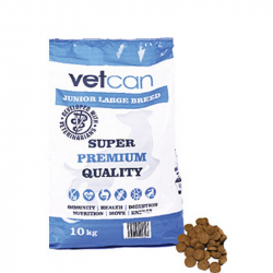 VETCAN junior large breed  granule pre psy 10kg