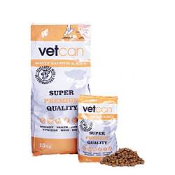 VETCAN salmon & rice granule pre psy 3kg