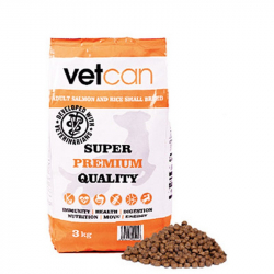 VETCAN salmon & rice small breed granule pre psy 3kg