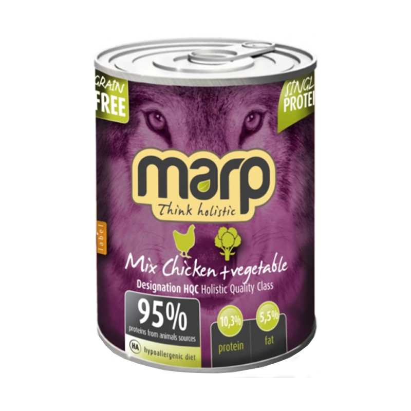Marp Holistic Dog Mix Chicken + vegetable konzerva pre psov 400 g