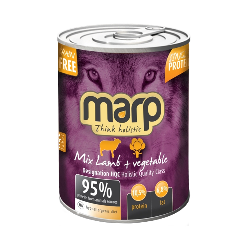 Marp Holistic Dog Mix Lamb + vegetable konzerva pre psov 400 g