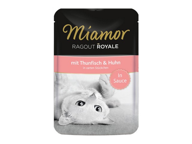 Miamor Ragout Royale - kapsička s tuniakom a kuracím mäsom v šťave - 100g