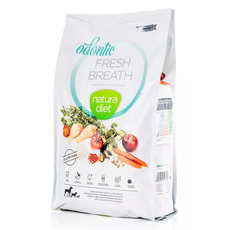 Natura Diet ODONTIC fresh breath granule pre psov 500 g