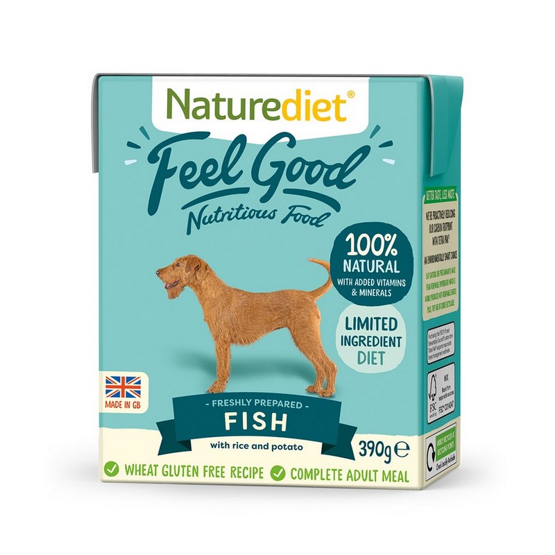 Naturediet Feel Good fish 390g konzerva pre psov