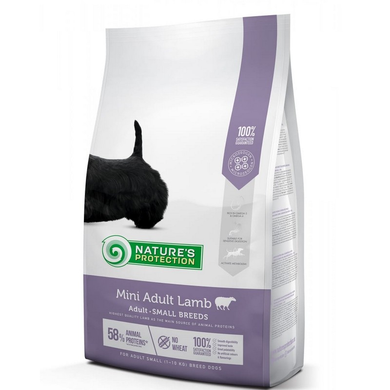 Natures P dog adult mini lamb 2 kg granule pre psov