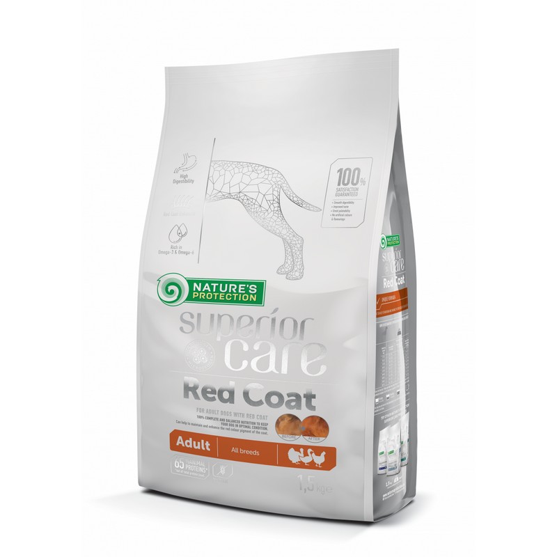 Natures P Superior care red dog adult poultry 1,5 kg