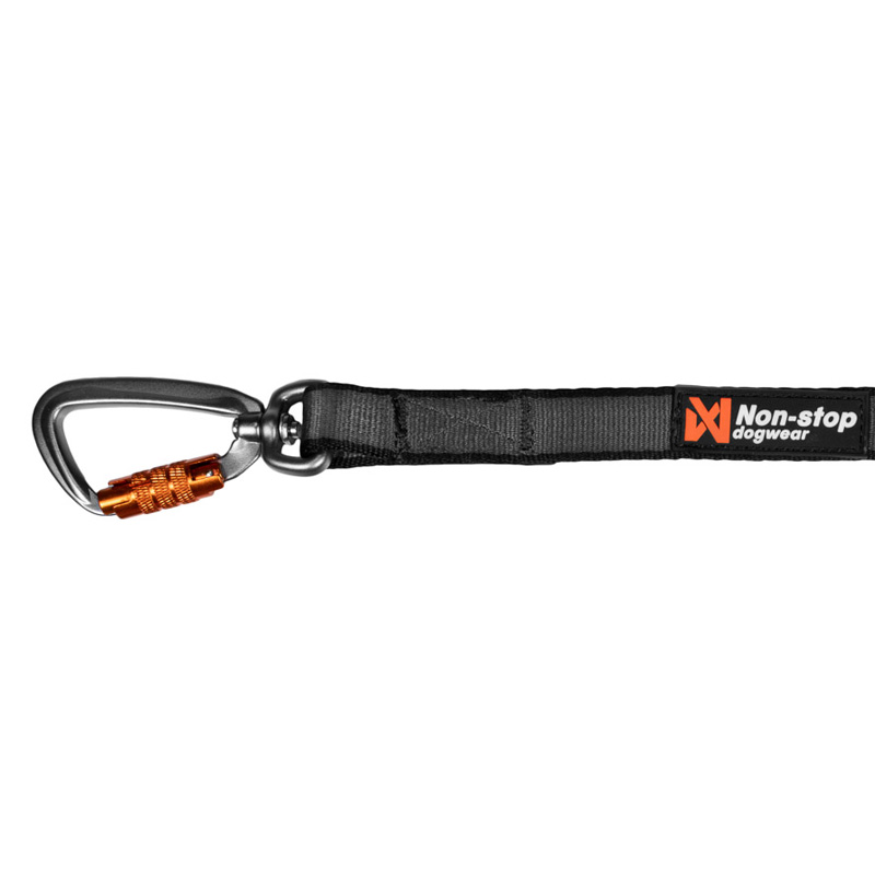 Non-stop vodtko Move leash ierne 15 mm 1,5 m