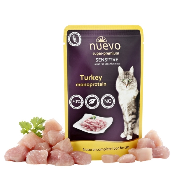 Nuevo Cat kapsička monoprotein turkey - 85g