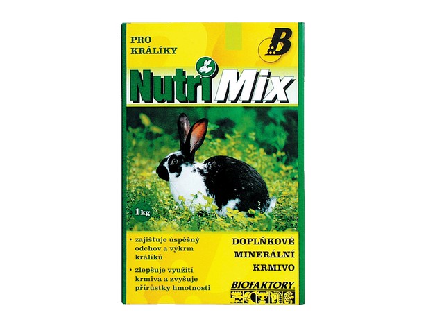 Biofaktory Nutri Mix pre králíky 1 kg