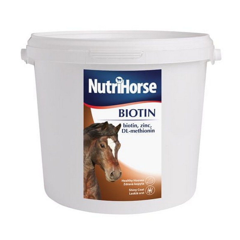 Nutri Horse H BIOTIN doplnkové krmivo na zlepšenie kvality kopýt 3 kg