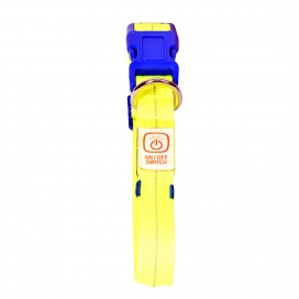 Obojok DUVO+ LED Svietiaci dog nenov lt nylon 40-55cm/ 2,5 cm