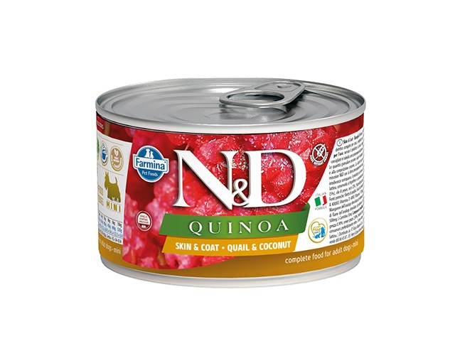 Farmina N&D dog QUINOA Quail & Coconut konzerva 140 g