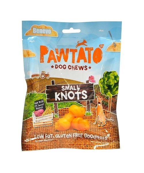 Benevo Pawtato knots small, 150 g vegánske pamlsky