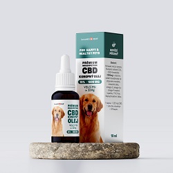 Olej konopn CBD 15% 10 ml (270 kvapiek) pre vek psy od 23 kg