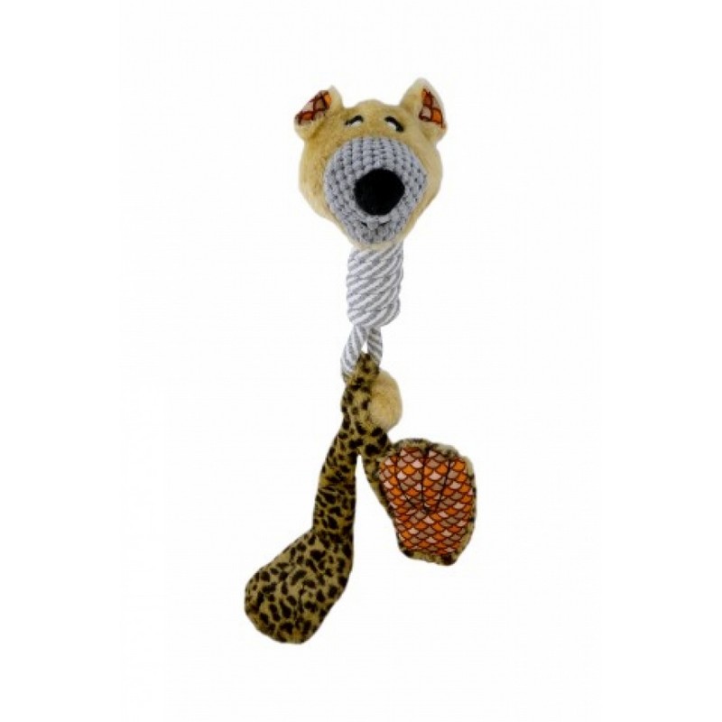 Papillon plyšová hračka pre psov Leopard dlhé nohy 50 cm