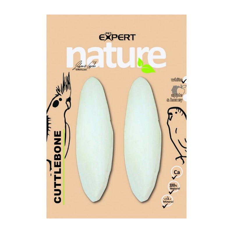 Pet Expert nature sépiová kos� pravá biela 2ks 8-10cm