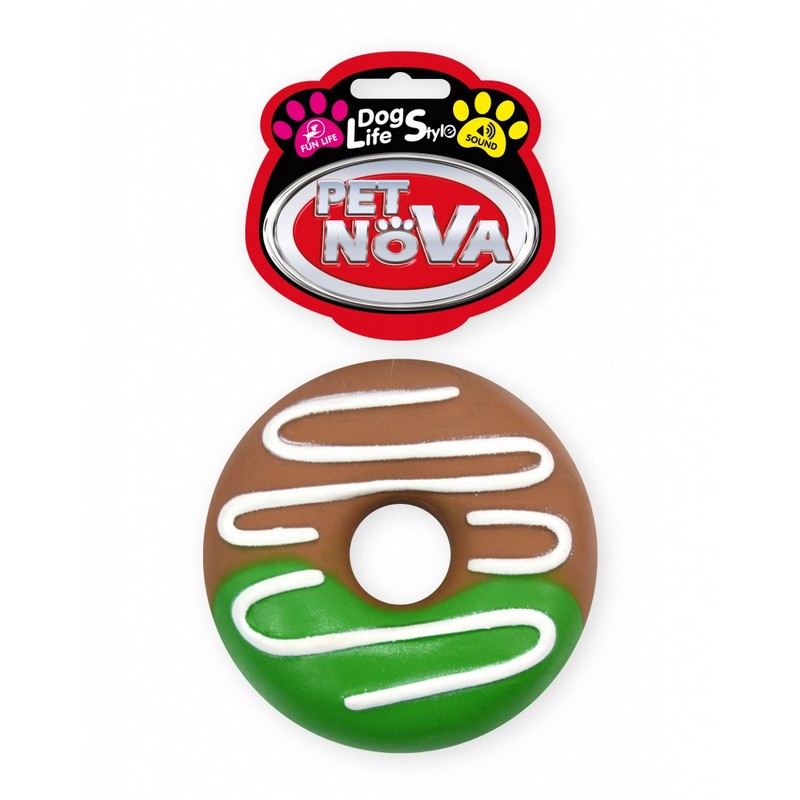 Pet Nova hračka donut vinyl so zvukom 19 cm