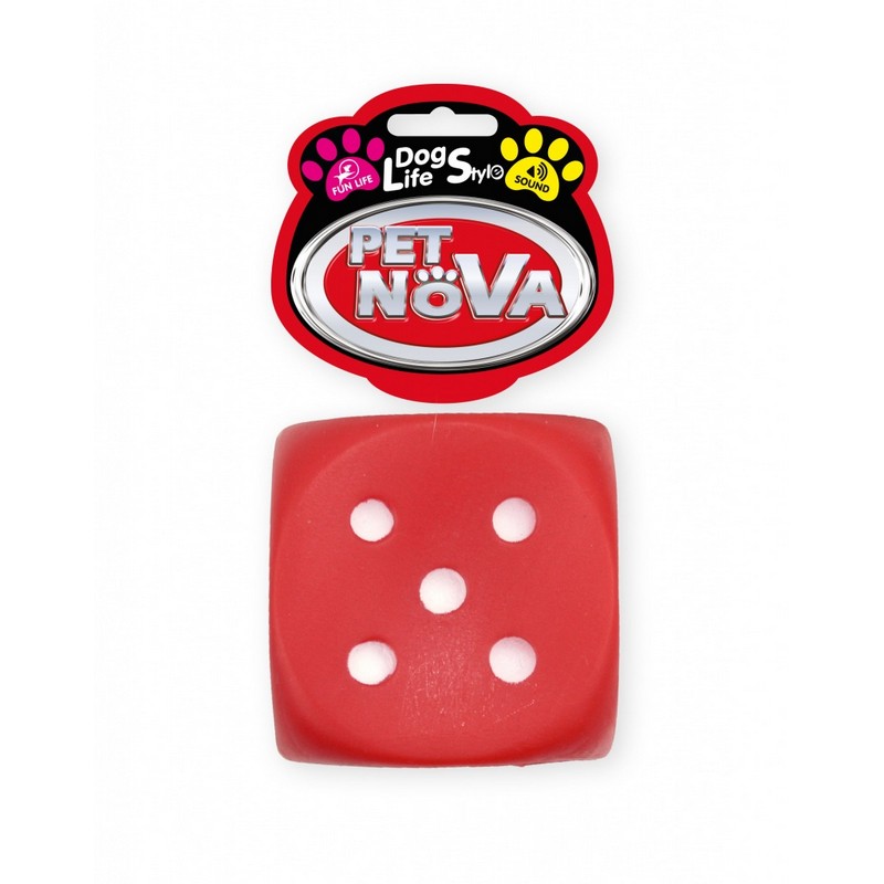 Pet Nova hračka vin dice vinyl so zvukom 6 cm