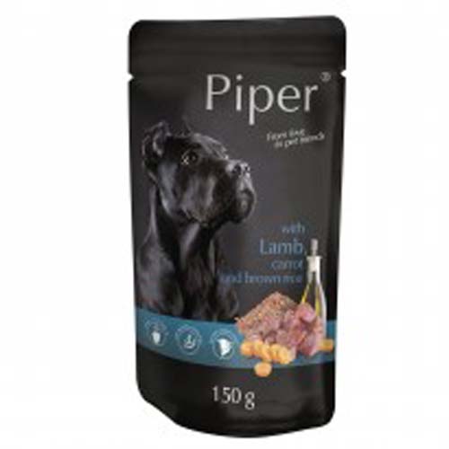 PIPER ADULT 150g kapsika pre dospelch psov jaha, mrkva a hned rya