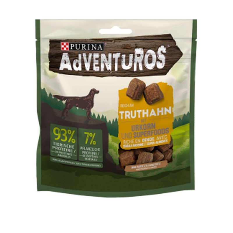 Pochúťky pre psov Adventuros grain free s morkou 90 g