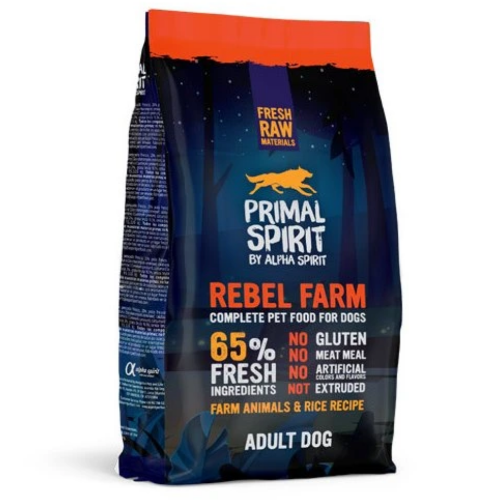 Primal Spirit Dog 65% Rebel Farm 1kg