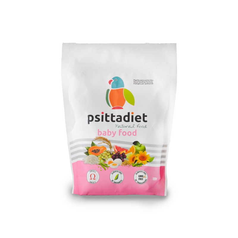 Psittadiet baby food krmivo pre vtky 500 g