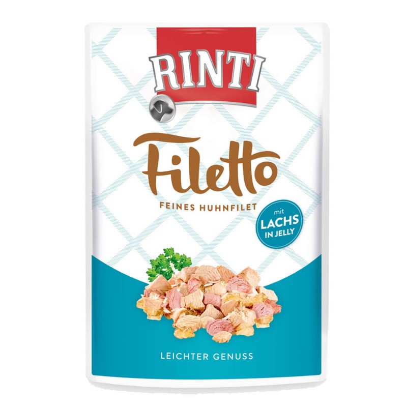 Rinti Filetto Kuracie mäso a losos v želé - 100g