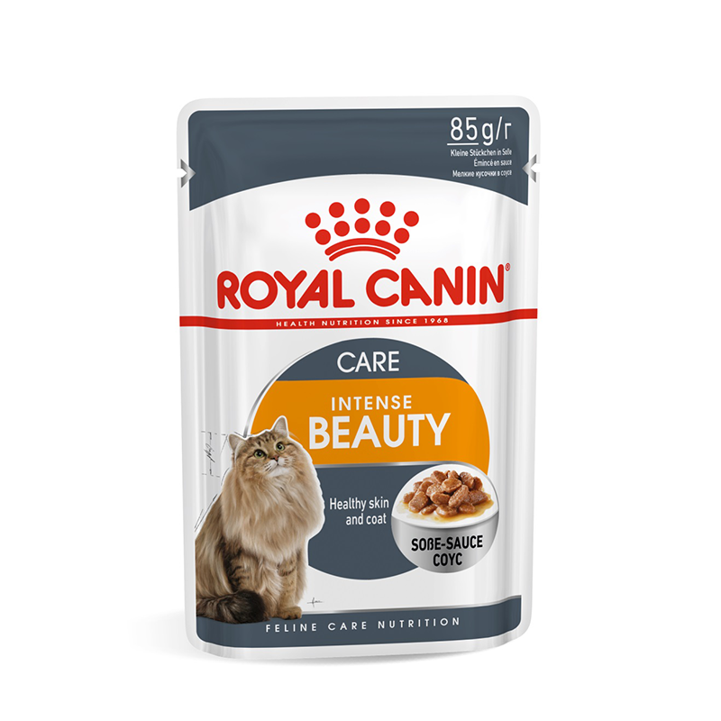 Royal Canin Intense Beauty kapsičky pre mačky v šťave balenie 12 x 85 g