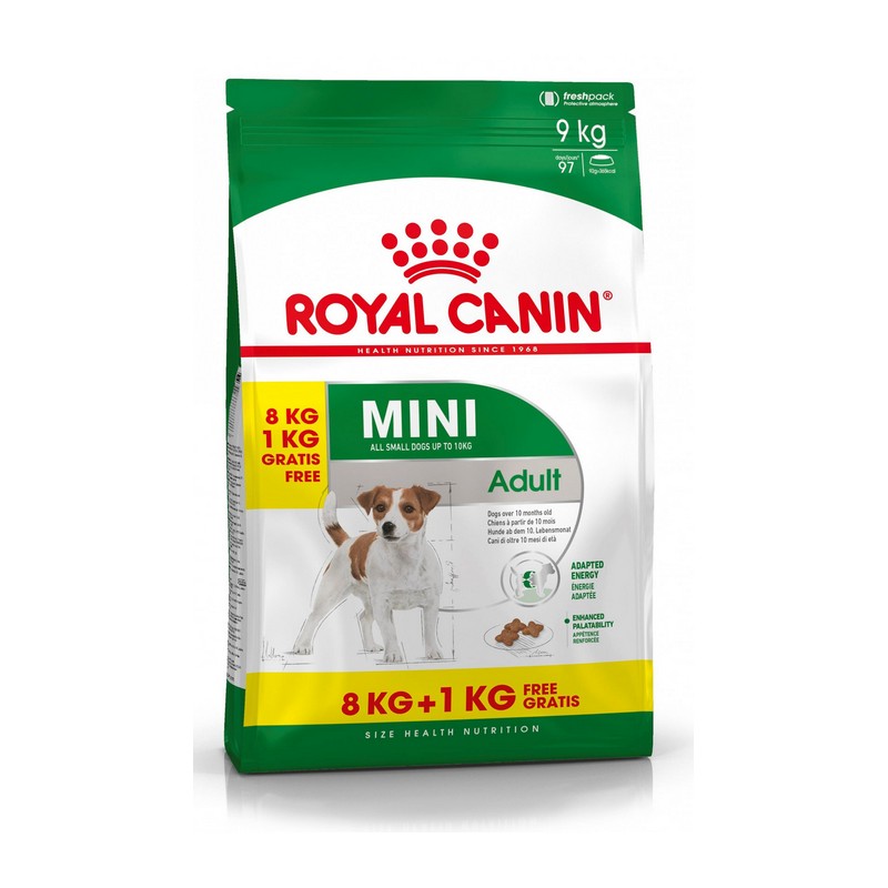 Royal Canin mini adult granule pre psov 8 + 1 kg Gratis