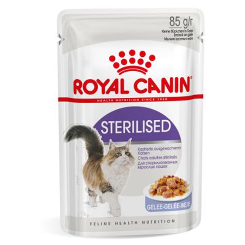 Royal Canin Sterilised v želé kapsičky pre mačky 12 x 85 g
