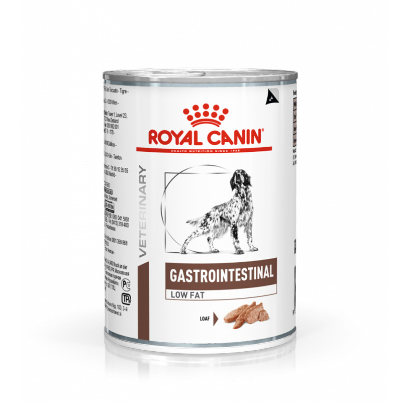 Royal Canin VD gastrointestinal low fat konzerva pre psy 410 g