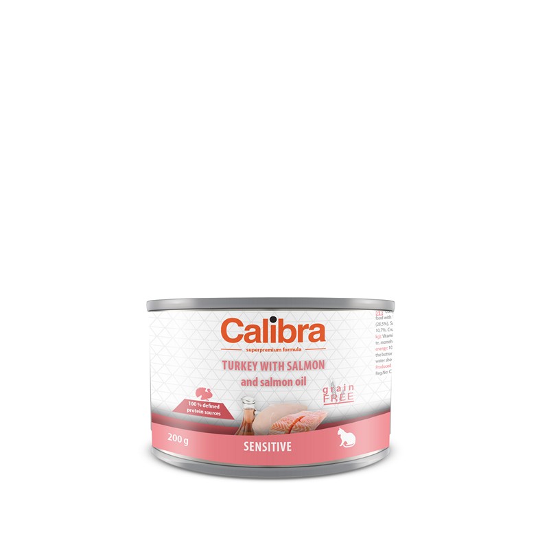 Calibra Sensitive Turkey with salmon - 200g