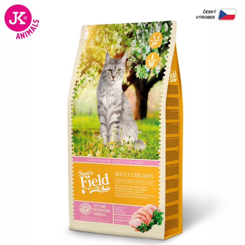 Sam´s Field cat adult chicken granule pre dospelé mačky 7,5kg