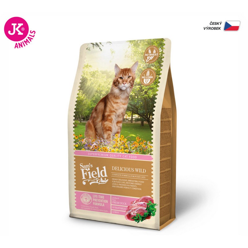 Sam´s Field cat adult delicious wild granule pre dospelé mačky 2,5kg