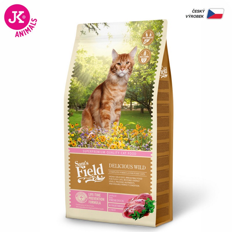 Sam´s Field cat adult delicious wild granule pre dospelé mačky 7,5kg