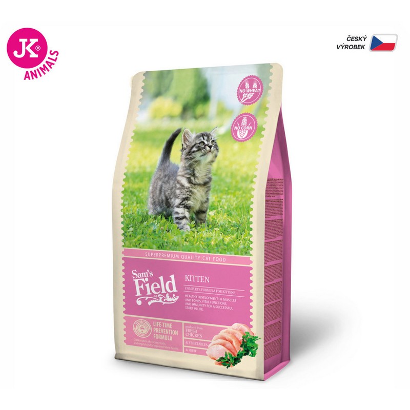Sam´s Field cat kitten granule pre mačiatka 2,5kg