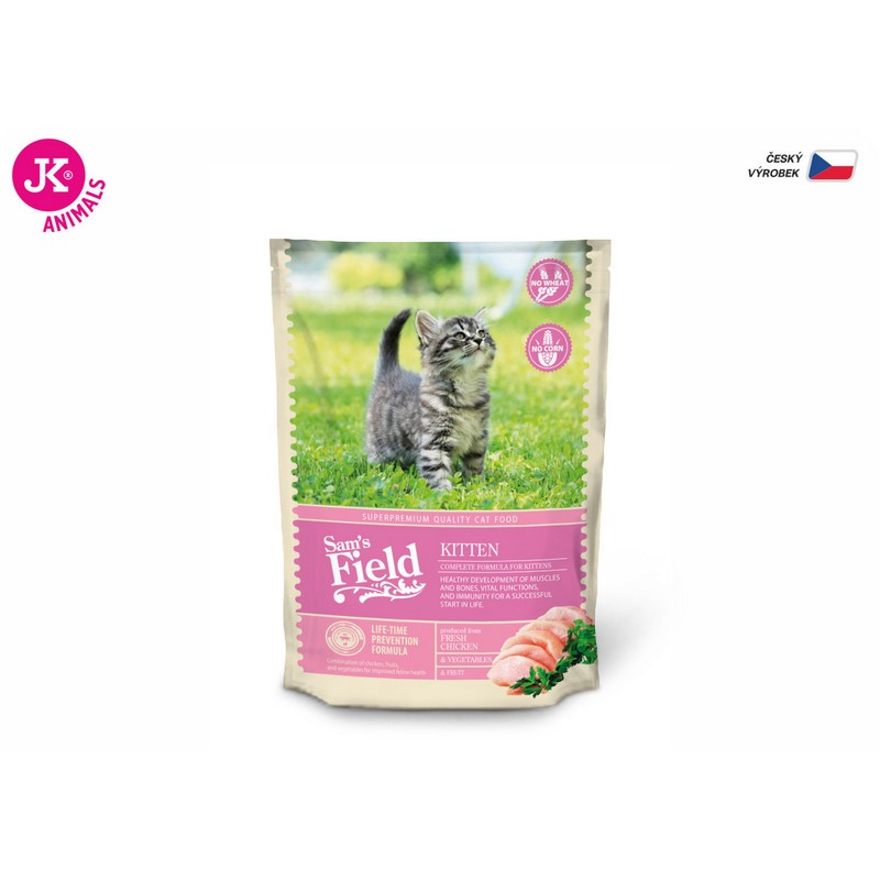 Sam´s Field cat kitten granule pre mačiatka 400g