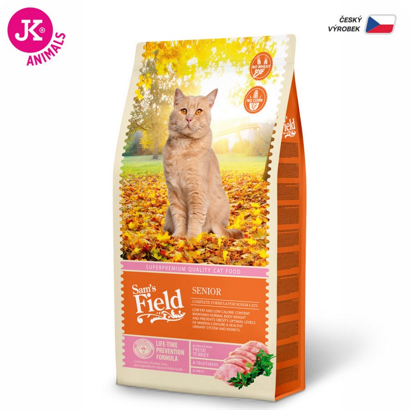 Sam´s Field cat senior granule pre staršie mačky 7,5kg
