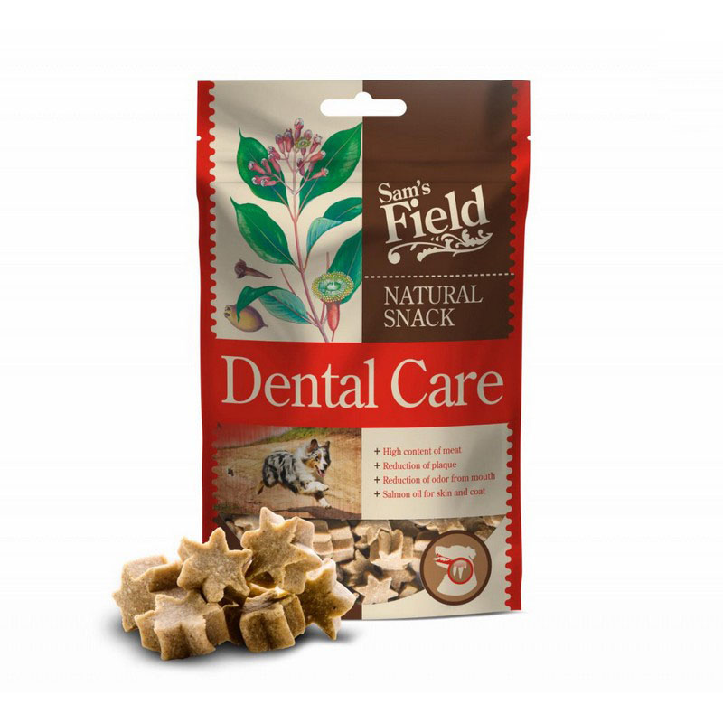 Sam´s Field natural snack dental care pochúťky pre psov 200g