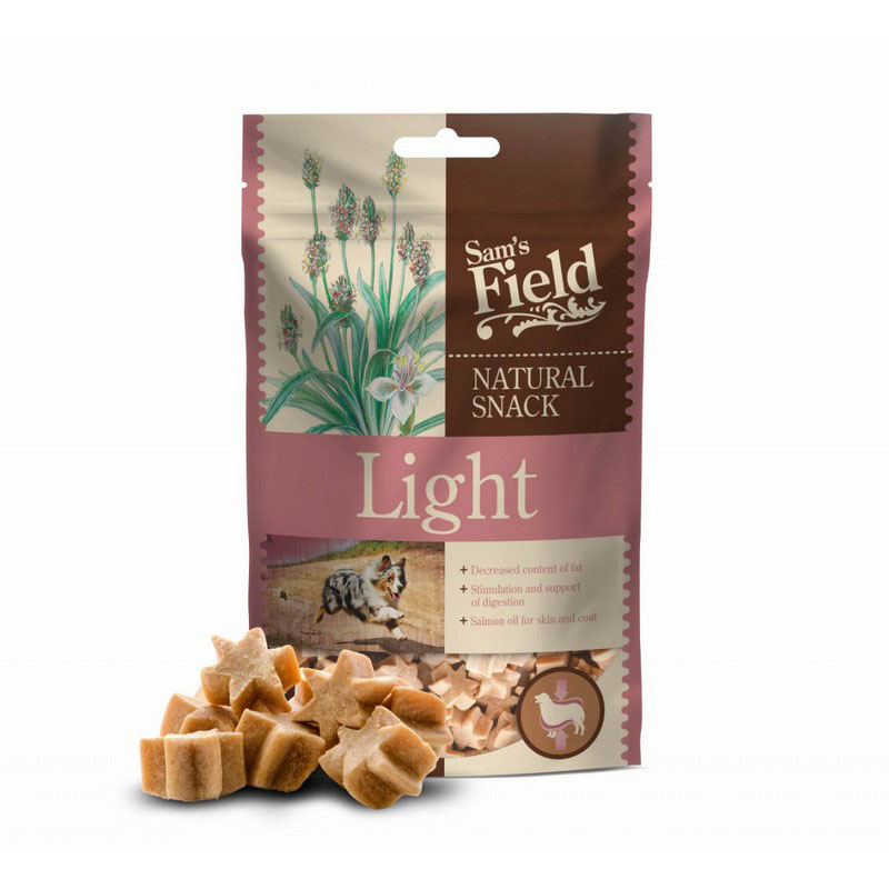 Sam´s Field natural snack light pochúťky pre psov 200g