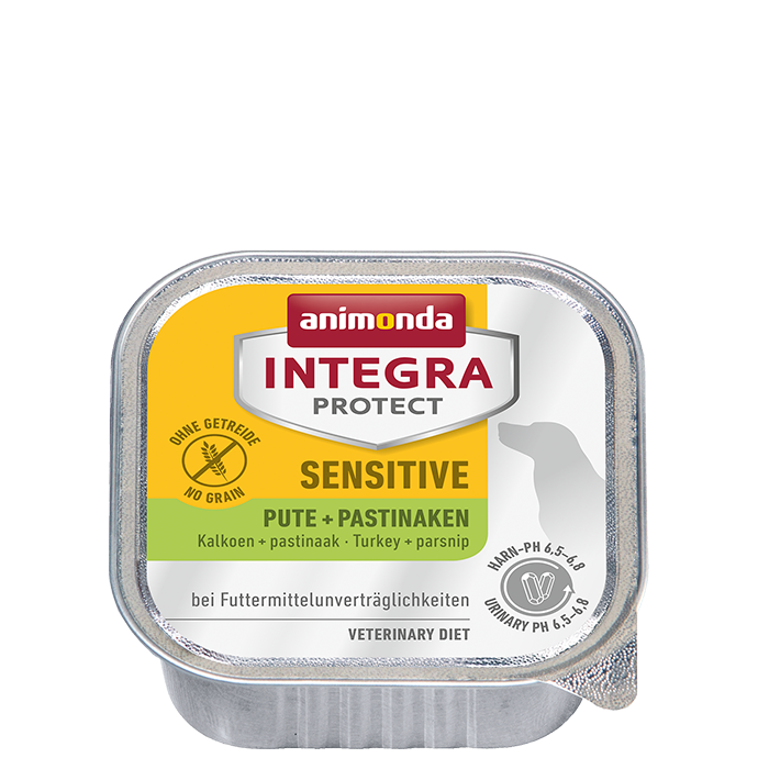 Animonda INTEGRA® Protect dog Sensitive morčacie s paštrnákom 150 g