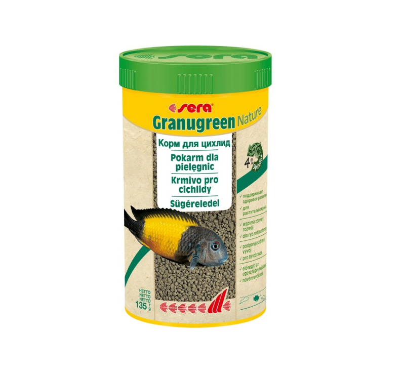 Sera Granugreen Nature zkladn krmivo granulovan 250 ml