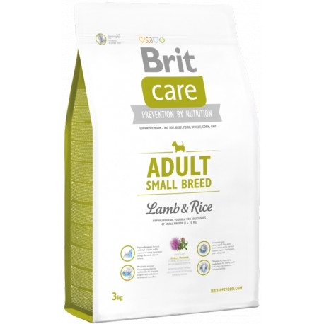 Brit Care Adult Small Breed Lamb & Rice - 3 kg