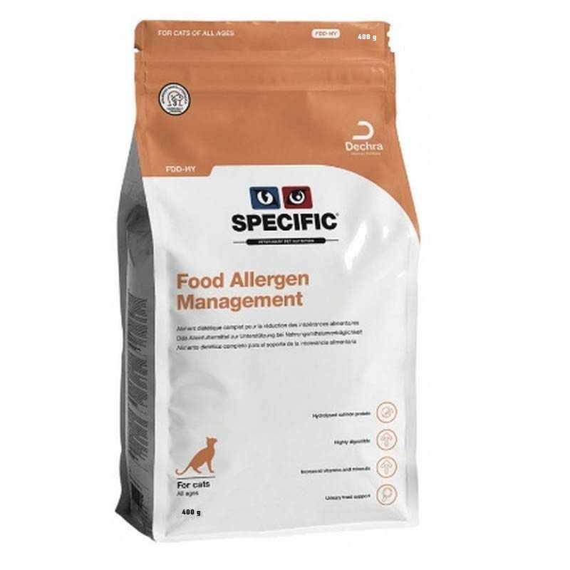 Specific FDD-HY Food Allergen Management pre mačky 400 g