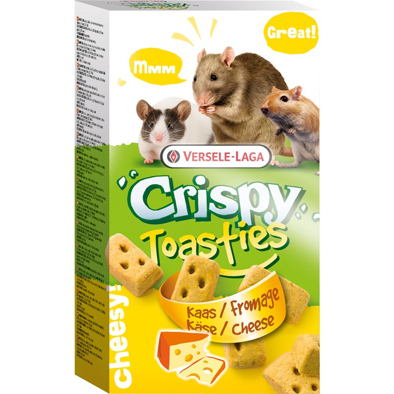 Pamlsok VL Crispy Toasties Cheese- pre potkany a myi 150 g