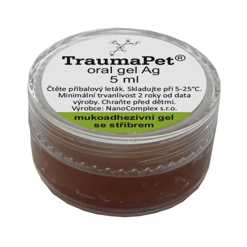 TraumaPet® oral gel Ag 5 ml pre malé zvieratá